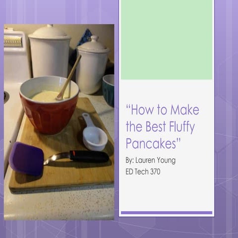 How to make pancakes