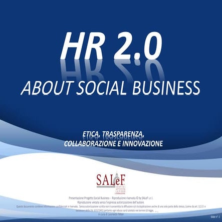 HR 2.0, about social business