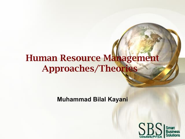 Human Resource Management