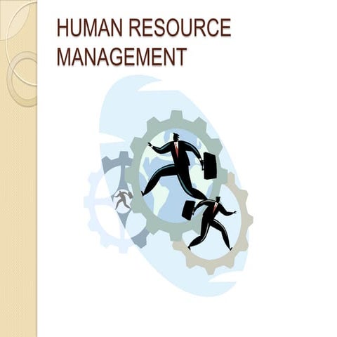 Introduction to human resource management