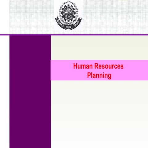 HR planning in BIM