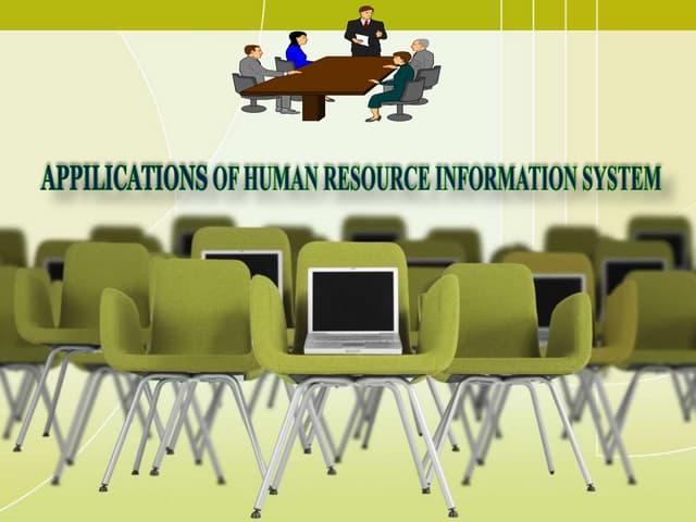 Human Resource Information System Applications 