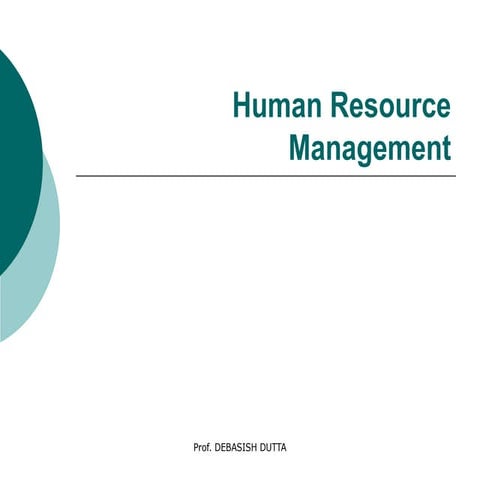 Human Resource Management