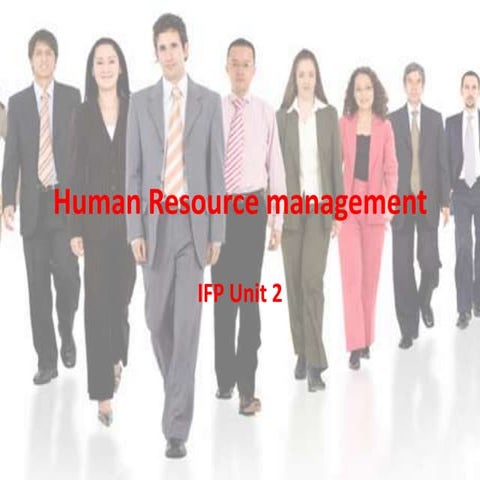 Human resource management