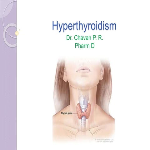 Hyperthyroidism / Thyrotoxicosis Pharmacotherapy