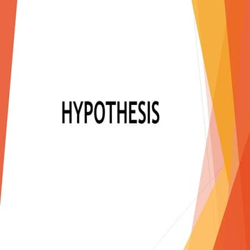 HYPOTHESIS.pptx