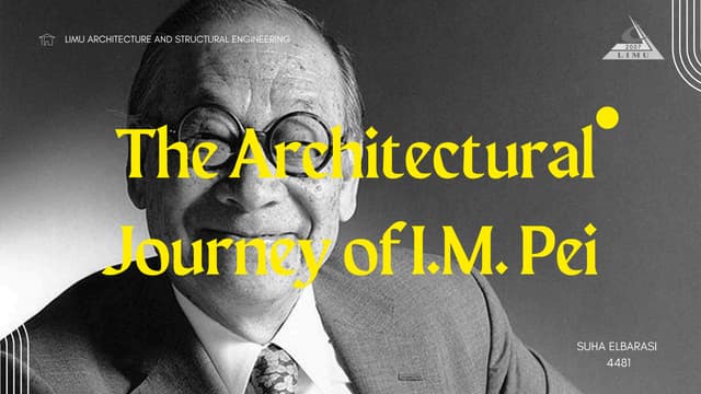 I.M. PEI.pdf presentation on architect i.m. pei life achievements