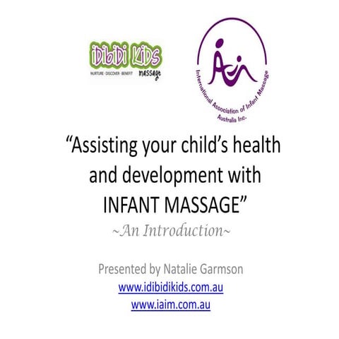 Idibidi Kids Infant Massage Positive Touch Promotional Presentation
