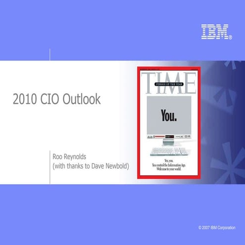 Ibm Cio 2010 Outlook