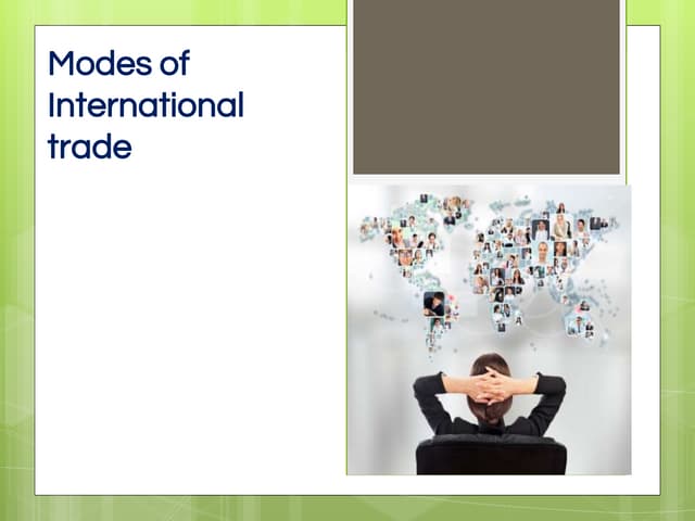 International Business Modes