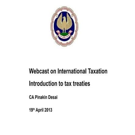 Icai webcast 19th-april2012