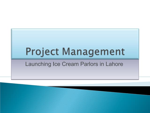 Ice Cream project presentation