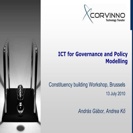 ICT for Governance and Policy Modelling 
