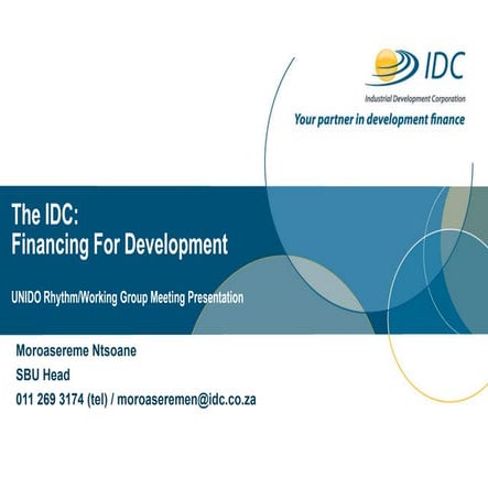 Idc moroasereme ntsoane 2010