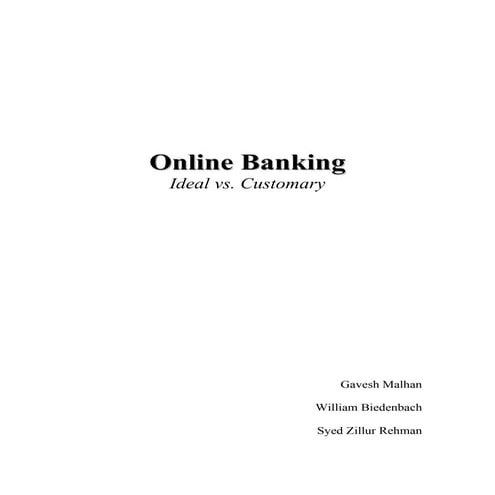 Ideal online bank