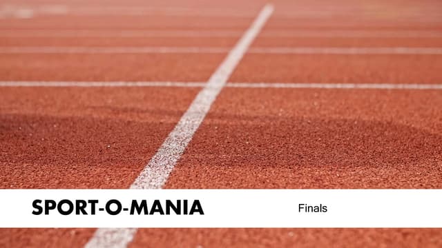 Sport-O-Mania Sports Quiz