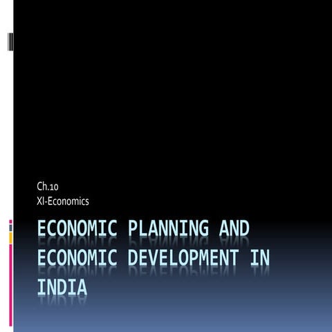 Planning in India