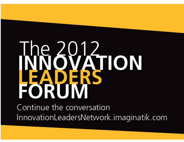 Deborah Mills-Scofield at ILF2012 - Imaginatik & Fidelity