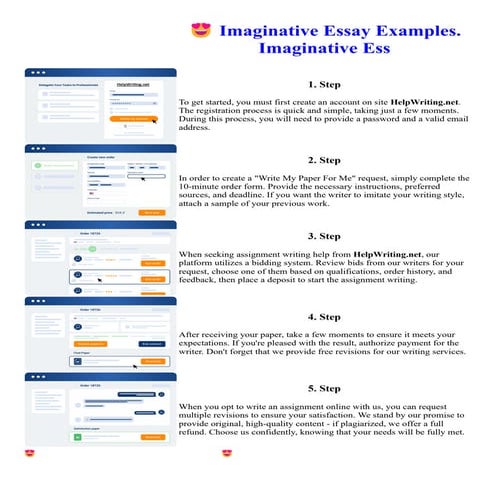 Imaginative Essay Examples. Imaginative Ess