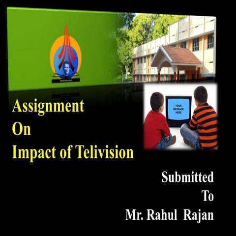 Impact of telivision