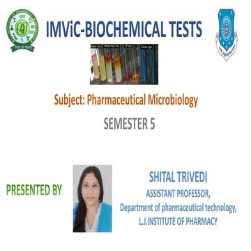 IMViC biochemical tests