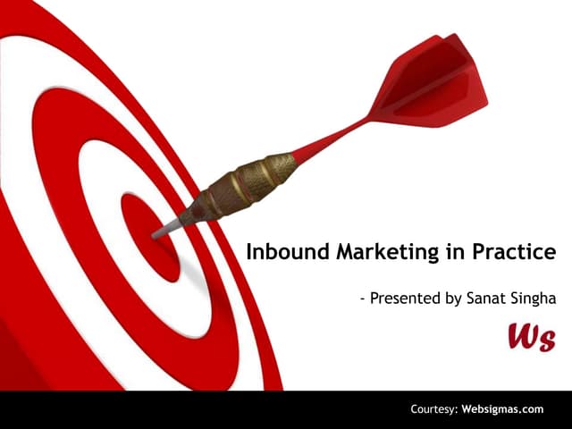 Inbound Marketing by Sanat singha