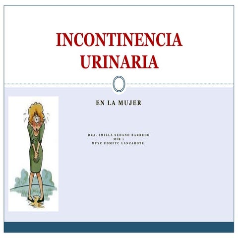 Incontinencia urinaria 
