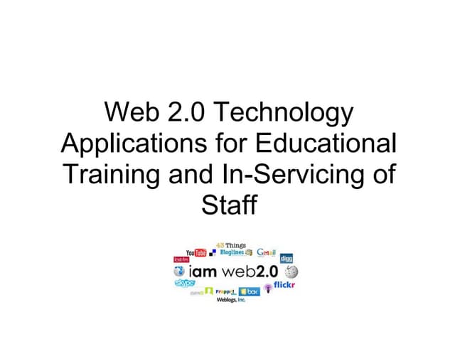Incorporating Web 2 0 Tools
