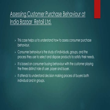 India bazaar retail it ppt