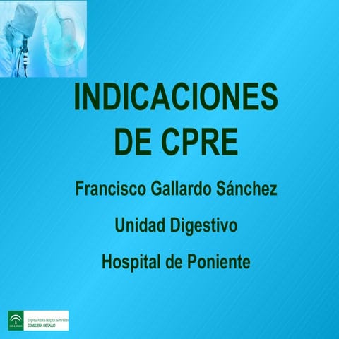 Indicaciones CPRE