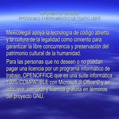 Informatica juridica