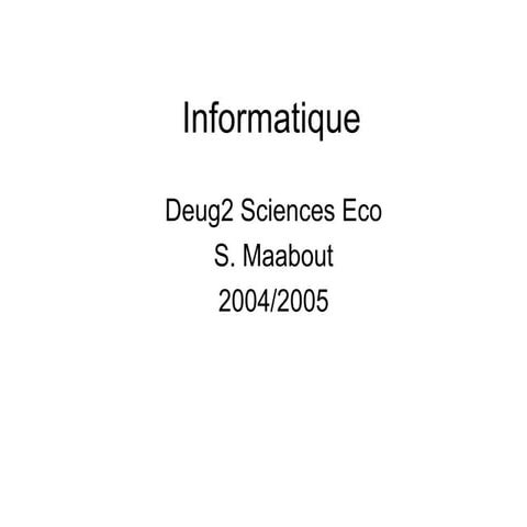 Informatique (2) portant dans linformatique.ppt