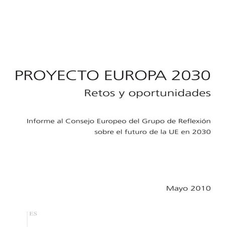 Informe de europa 2030