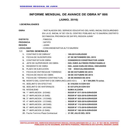 Informe mensual de_avance_de_obra_valori