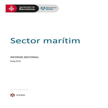 Informe sector maritim  Maig 2018