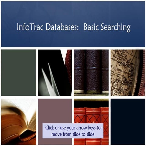 Info trac basic search tutorial 2011