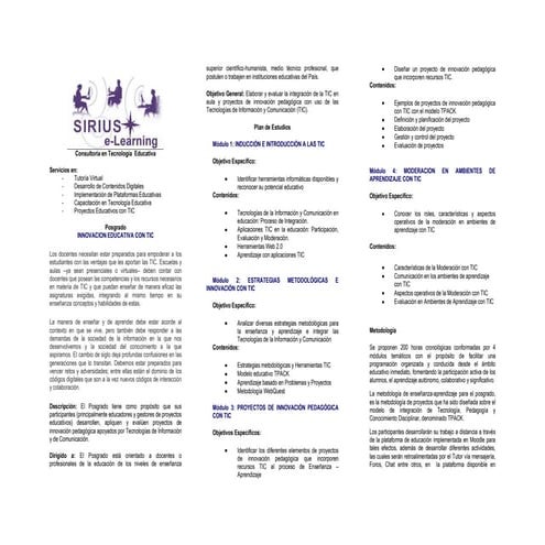 Innovación Educativa con TIC