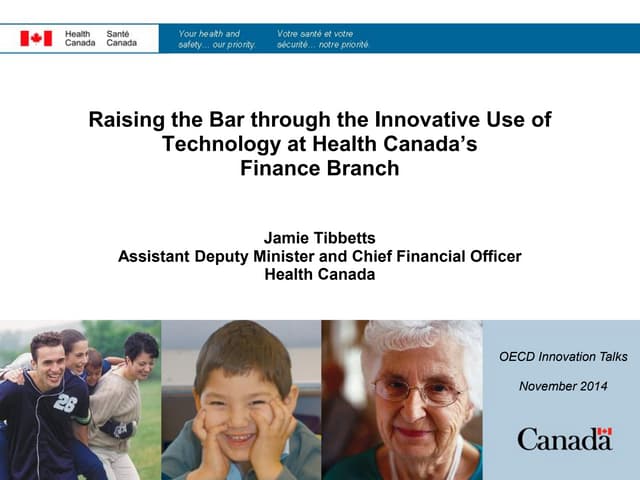 Presentation by Jamie Tibbetts made at the OECD Conference on Innovating the ...