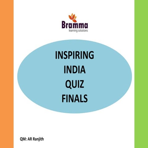 Inspiring India Quiz final