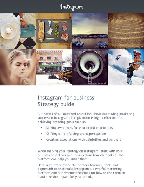 Instagram for business | Strategy Guide