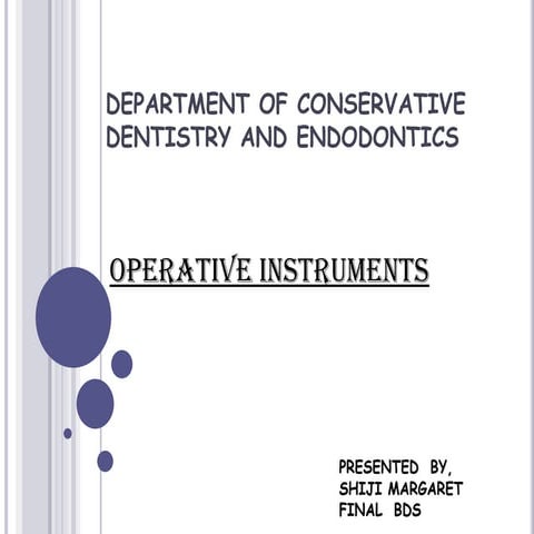 operative instruments