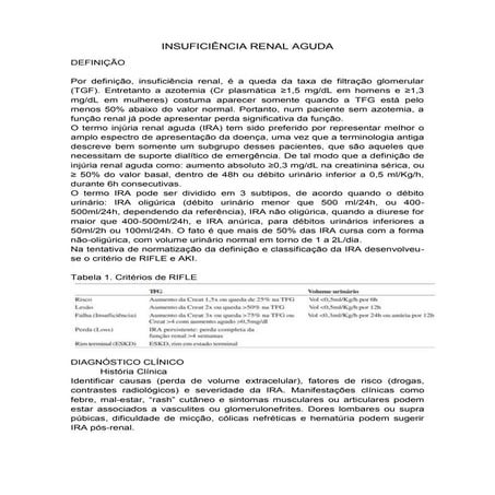 Insuficiência renal aguda