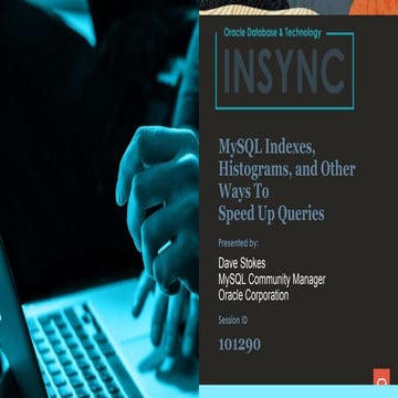 Open Source 1010 and Quest InSync presentations March 30th, 2021 on MySQL Ind...