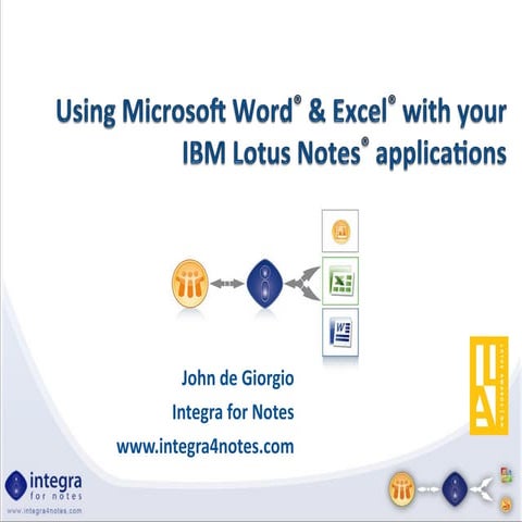 Analyze and export Lotus Notes data to Excel and Word