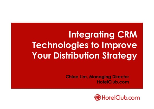 Integrating CRM Technologies To Improve Your Distribution Strategy