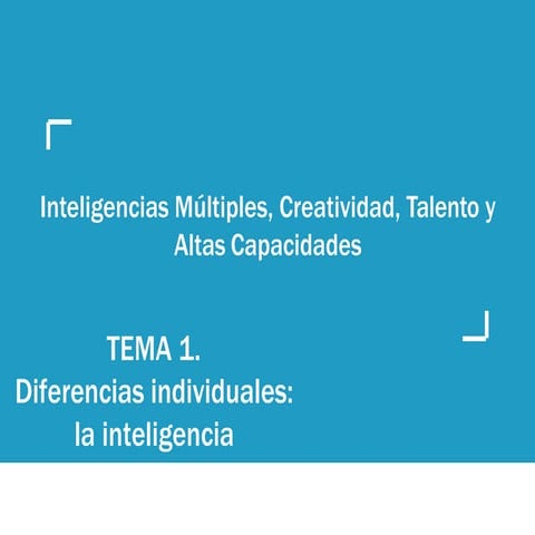 INTELIGENCIA MULTIPLES . un curso de Maestria y Especializacion en Neuropsico...