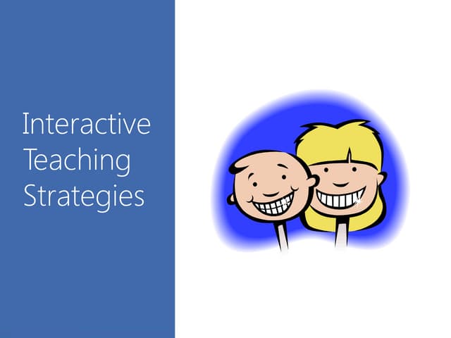 Interactive Teaching