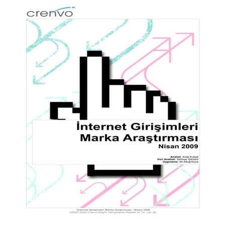 İnternet Girişimleri Marka Araştırması - Nisan 2009