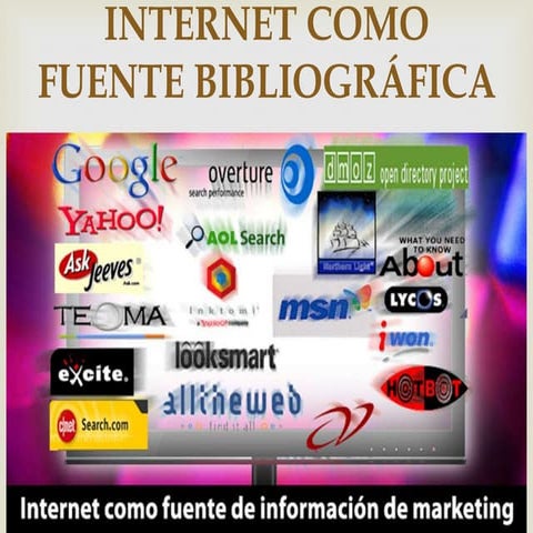 Internet como fuente bibliogr´fico