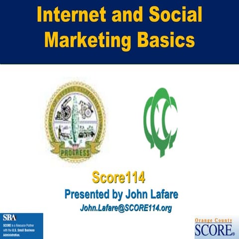 Internet Marketing Basics By John Lafare Rev3 0